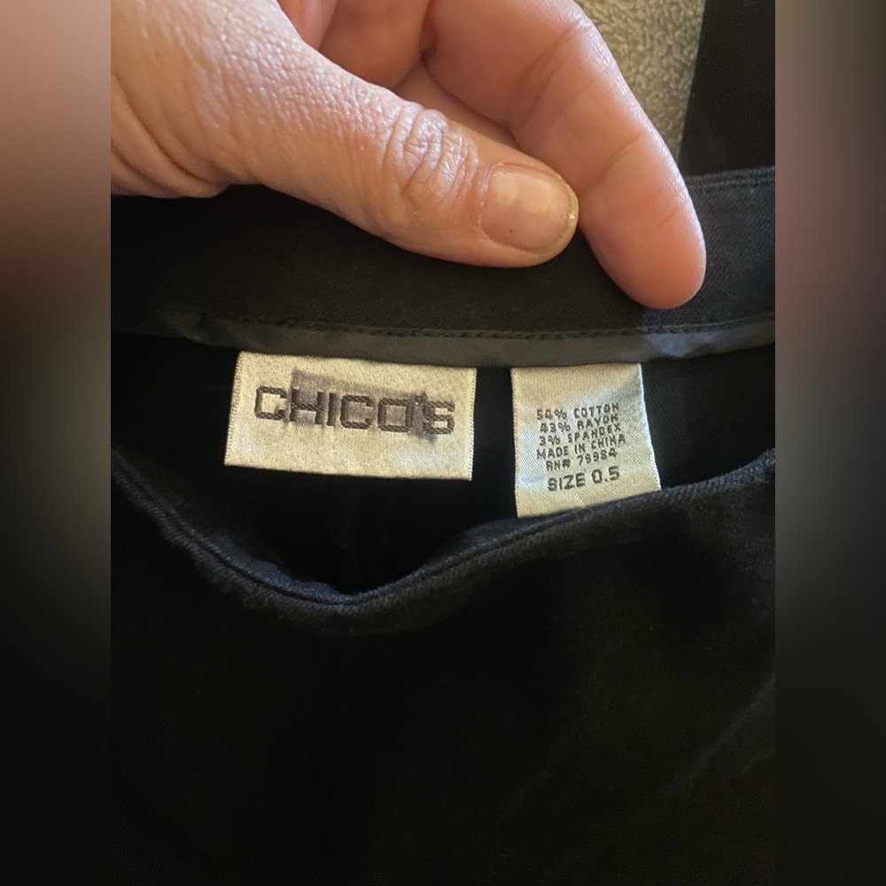 Chico’s black dress slacks - Picture 3 of 6